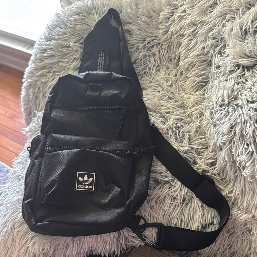 Adidas Black Belt Bag Sleek Versatile Design